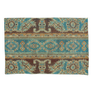 Arabesque Fabric Paisley Oriental Design Pillow Case