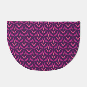 Arabesque Floral: Art Deco Seamless. Doormat