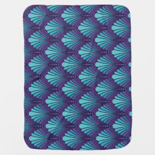 Arabesque Geometric Vintage Seamless Pattern Baby Blanket