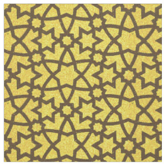 Arabesque grande gold and black fabric