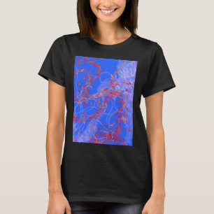 Arabesque in Blues with transparent Jellies and T-Shirt