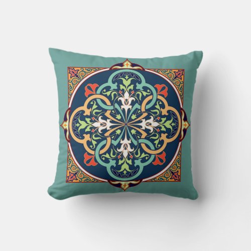 Arabesque Islam Persian Art Decorative Pillow