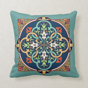 Arabesque Islam Persian Art Decorative Pillow