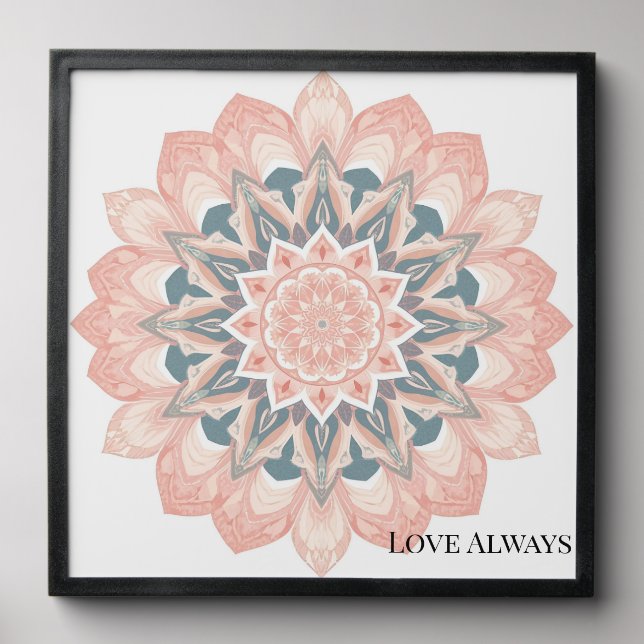 Arabesque Mandala Art Peel And Stick Photo Tile (Front Set)