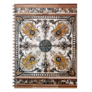 arabesque marble texture abstract vintage backgrou notebook