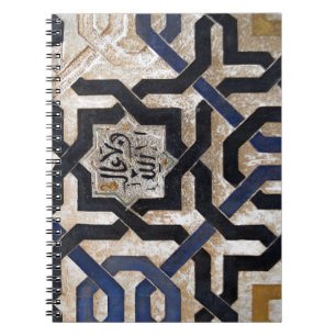 Arabesque Mosaic Spiral Notebook