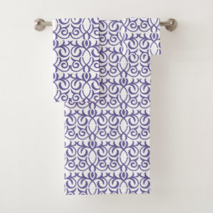 Arabesque Pattern Bath Towel Set