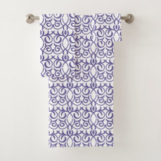 Arabesque Pattern Bath Towel Set