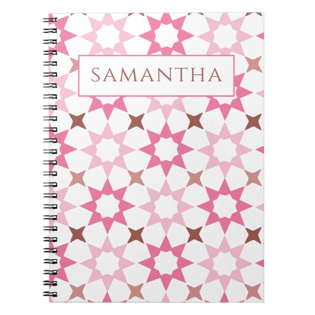 Arabesque pattern notebook (Front)