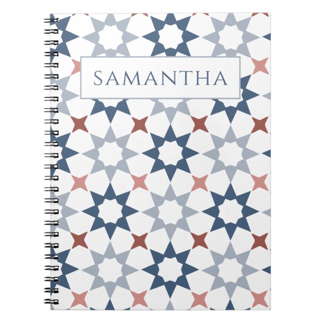 Arabesque pattern notebook (Front)