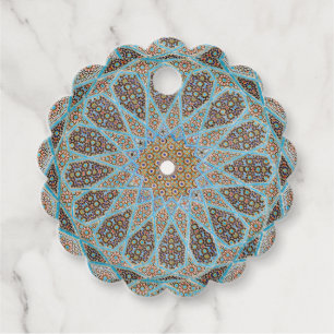 Arabesque Persian Oriental Arabic Turkish Decor Favor Tags