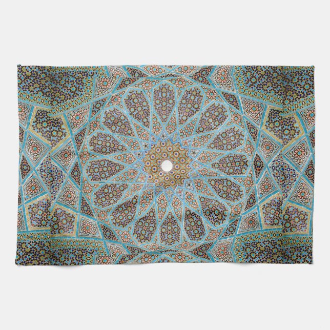 Arabesque Persian Oriental Arabic Turkish Decor Kitchen Towel (Horizontal)