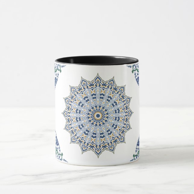 Arabesque Persian Oriental Arabic Turkish Decor Mug (Center)