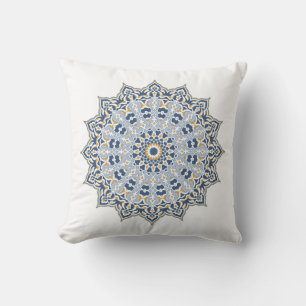 Arabesque Persian Oriental Arabic Turkish Decor Throw Pillow