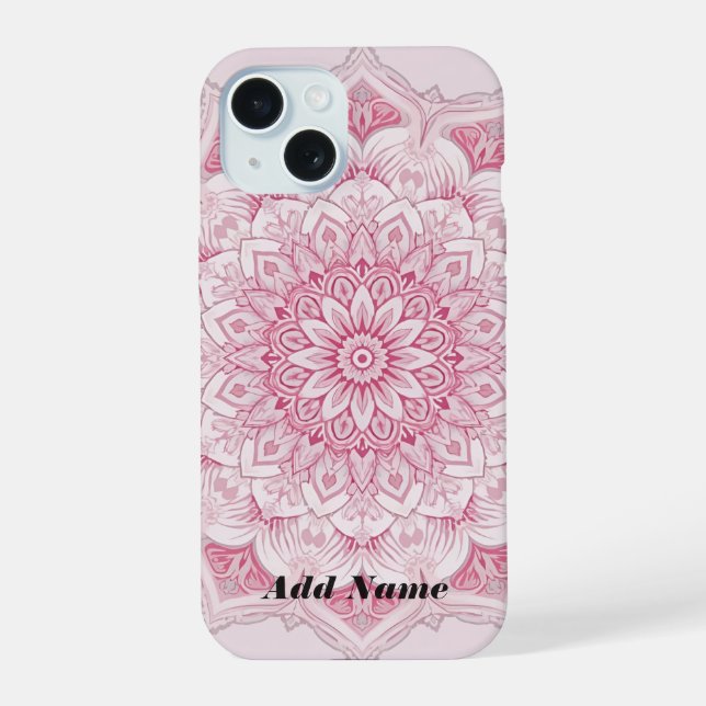 Arabesque Pink Mandala Case (Back)