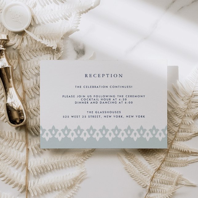 Arabesque Reception Card | Mist (Creator Uploaded)
