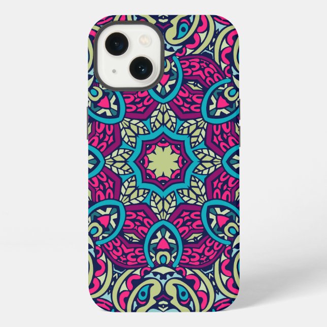 Arabesque Scrapbook Pattern iPhone Case  (Back)