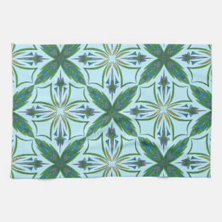 Arabesque Tile Bold Vivid Pattern Square Kitchen Towel