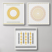 Arabesque Wall Art – Elegant Geometric Patterns