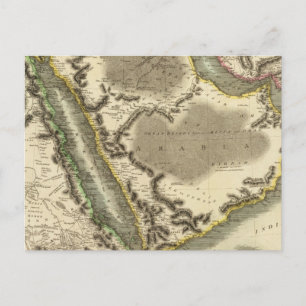 Arabia, Egypt, Abyssinia, Red Sea Postcard