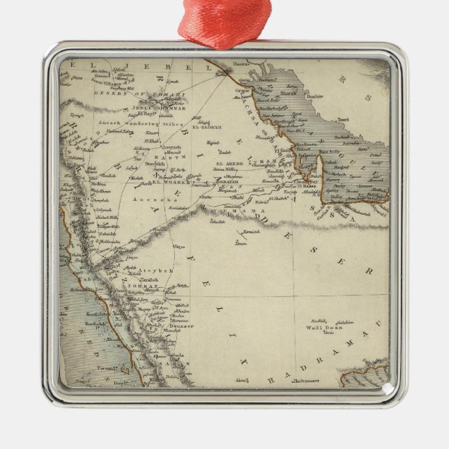 Arabia Metal Ornament (Front)