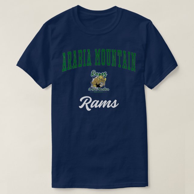 Arabia Mountain High School Rams  T-Shirt (Design Front)