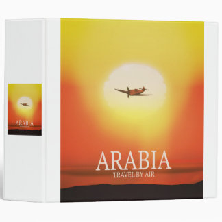 Arabia "Travel By Air" 3 Ring Binder