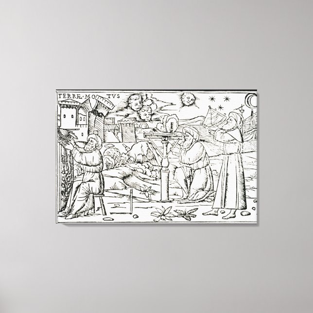 Arabian Astrologers, copy of an illustration from Canvas Print (Front)