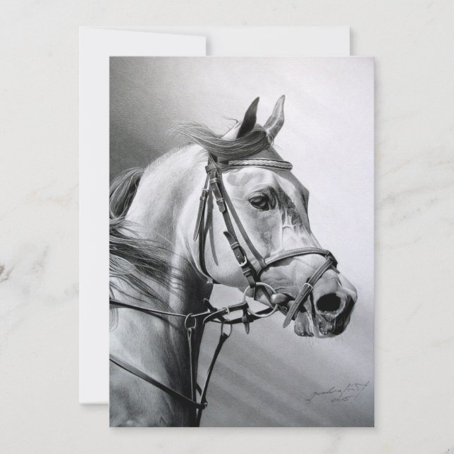 ARABIAN BEAUTY Flat Greeting Card (Front)