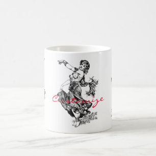 Arabian Belly Dancer Vintage Art Thunder_Cove Coffee Mug