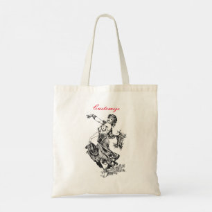 Arabian Belly Dancer Vintage Art Thunder_Cove Tote Bag