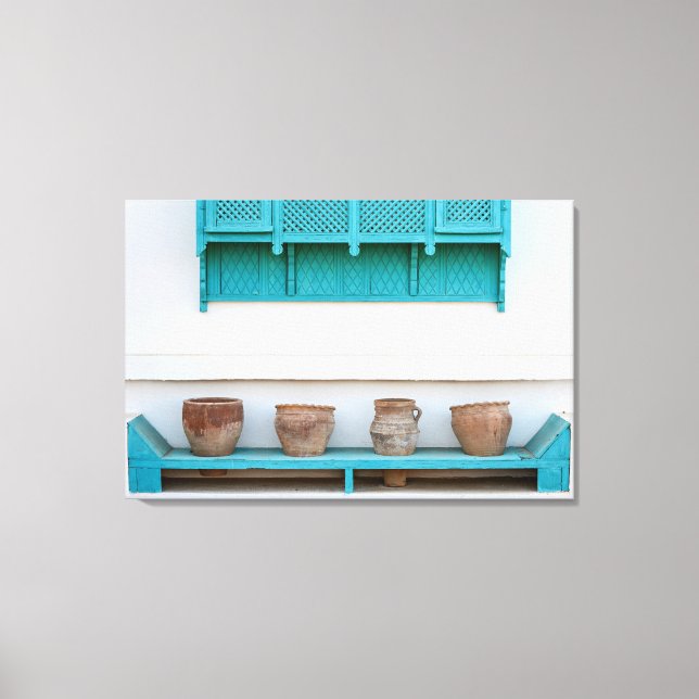 Arabian Clay Pots Canvas Print (Front)