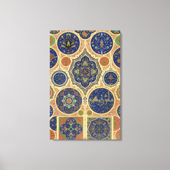 Arabian Decoration, plate XXVII from 'Polychrome O Canvas Print (Front)