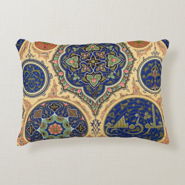 Arabian Decoration, plate XXVII from 'Polychrome O Decorative Pillow (Front)