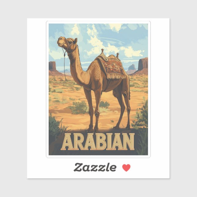 Arabian Desert Adventure - Camel Sticker (Sheet)
