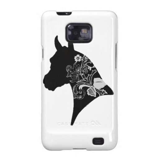 Arabian Floral Silhouette -Android Samsung Galaxy SII Cases | Zazzle
