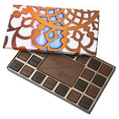Arabian Gate Design 45 Piece Box Of Chocolates (Opened)