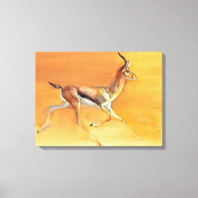 Arabian Gazelle 2010 Canvas Print (Front)