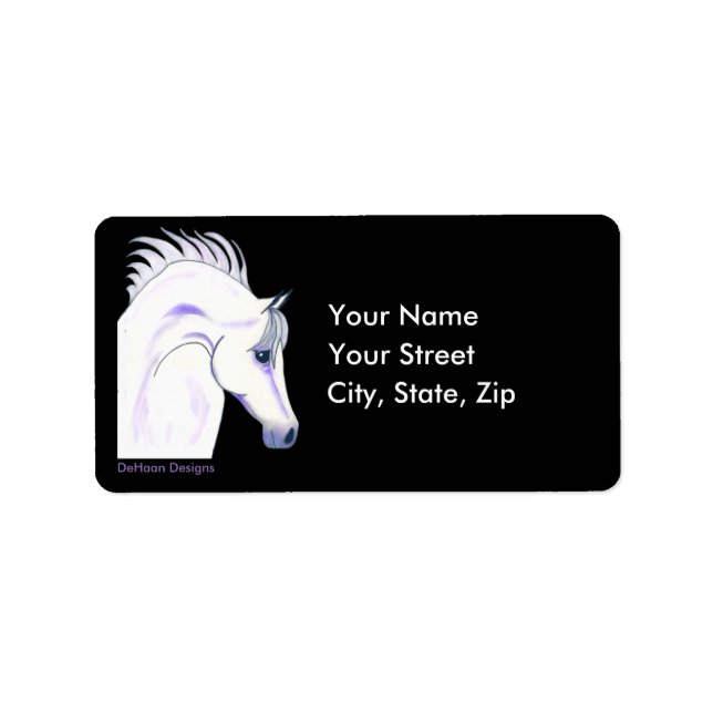 Arabian Gray Ghost Address Labels (Front)