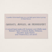 Arabian Horse - Alia's Natural Horse Treats (Back)