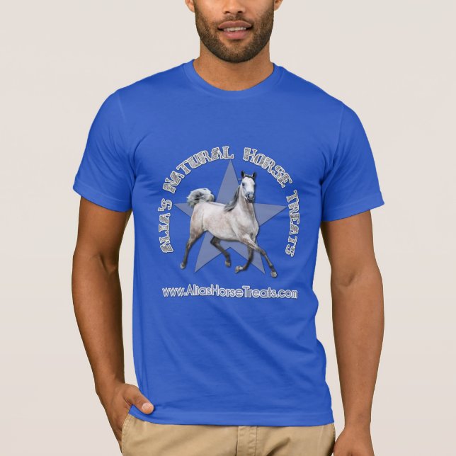 Arabian Horse - Alia's Natural Horse Treats T-Shirt (Front)