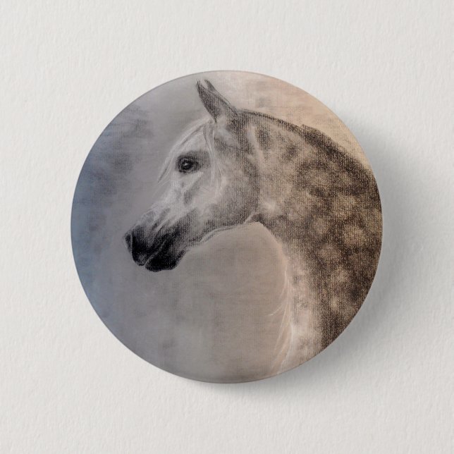 Arabian Horse Button (Front)