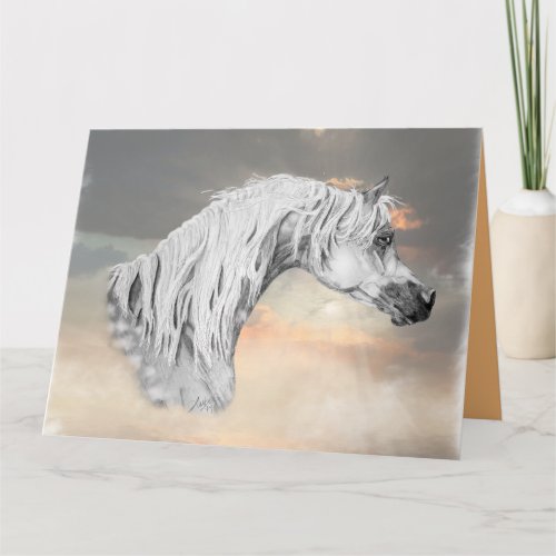 Arabian Horse Card