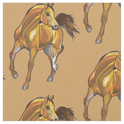 Arabian horse fabric