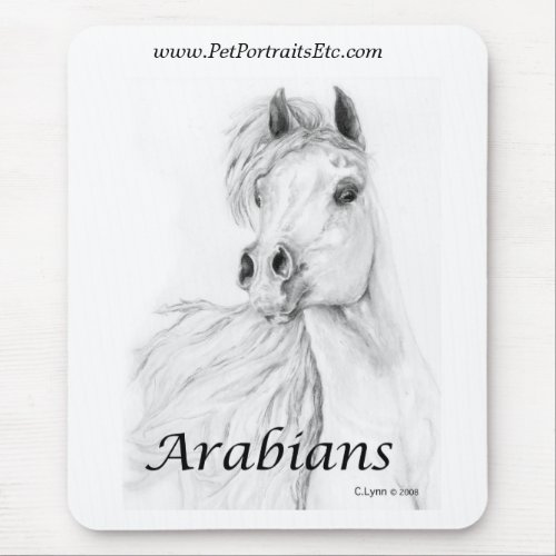 Arabian Horse Mouse Pad
