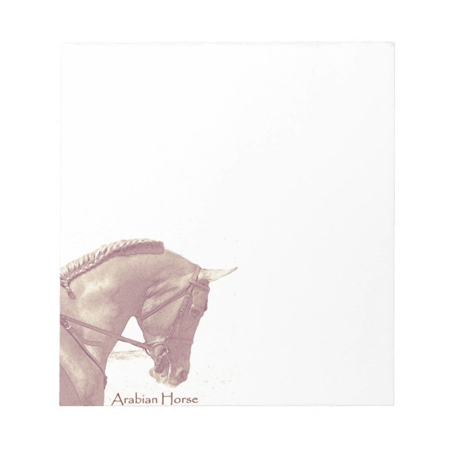 Arabian Horse notepad (Front)