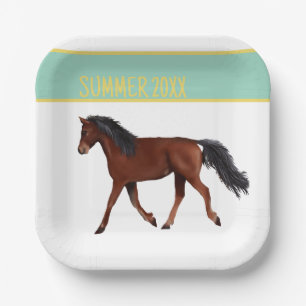 Arabian Horse Picnic Paper Plates