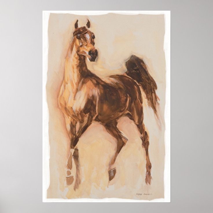 arabian horse poster | Zazzle