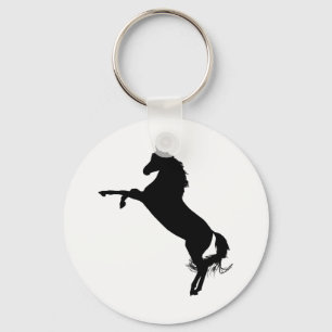Arabian Horse Silhouette Keychain