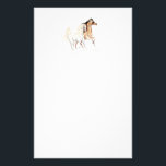 Arabian Horse Stationery<br><div class="desc">Stationery carries a top center image of two beautiful Arabian Horses. Plenty of room to personalize with a name or favorite saying.</div>